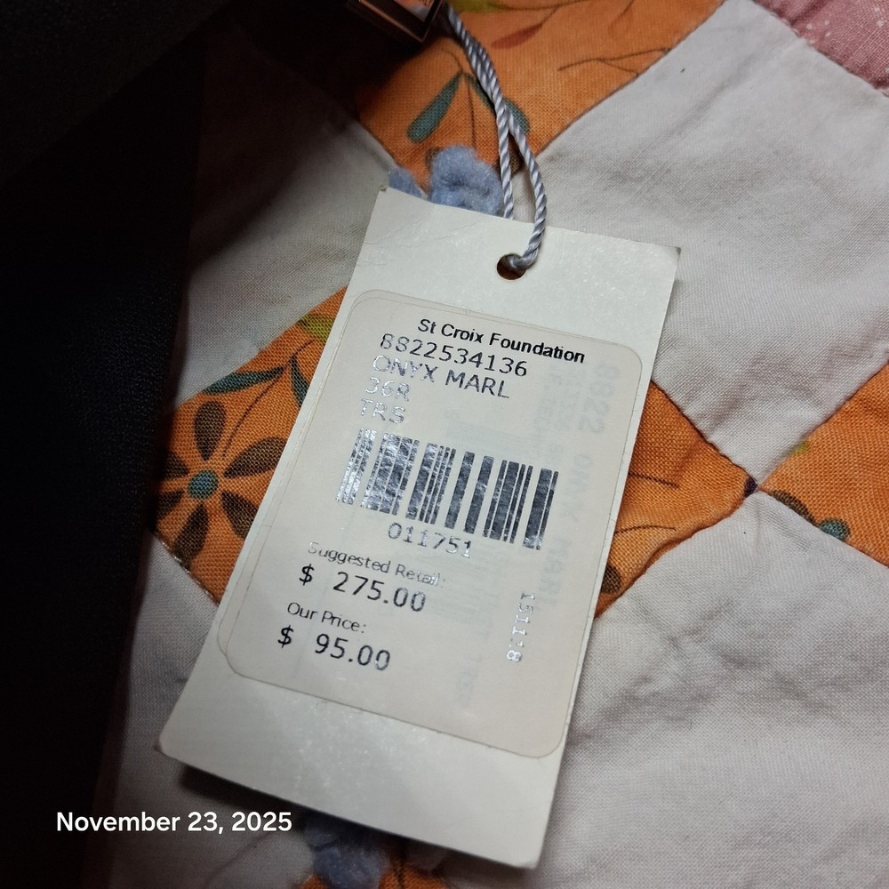 St. Croix Dress Pants Onyx Marl Made in Italy Unhemmed Size 36 Regular - Picture 8 of 13